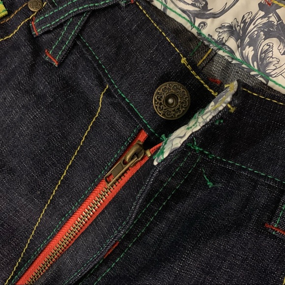 Embroidered Denim Jeans - Picture 6 of 10